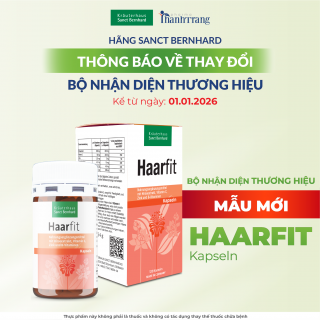 Viên uống đẹp tóc móng HaarFit Capsules 120 viên